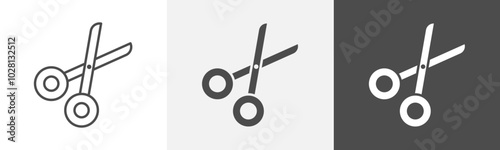 scissors icon Vector illustration art