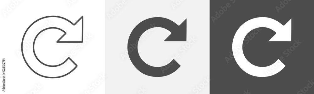 reload icon Vector illustration art reload icon Vector illustration art