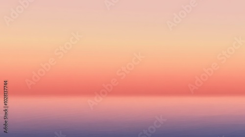 Minimalist sunset gradient, showcasing a simple and clean gradient with subtle transitions between light orange and soft pink, representing a refined and understated sunset aesthetic.