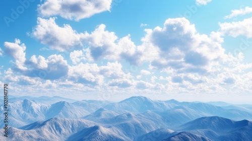 Wallpaper Mural Majestic Mountain Landscape Under a Blue Sky Torontodigital.ca