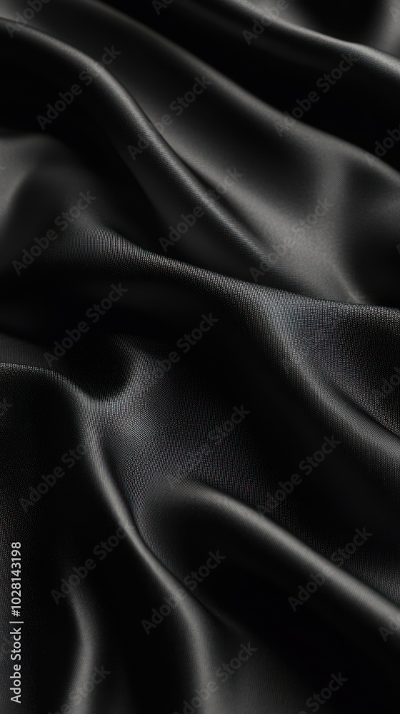 Obraz premium Simple black wallpaper with soft shadows, suited for social media posts