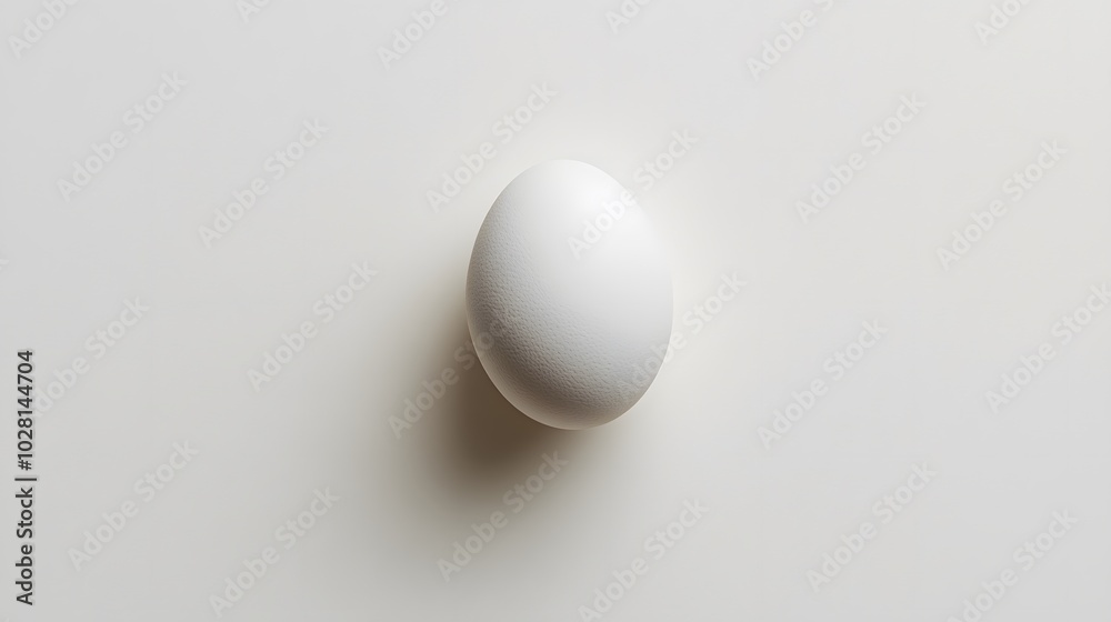 White egg - isolated on white background. White egg - isolated on white background.
