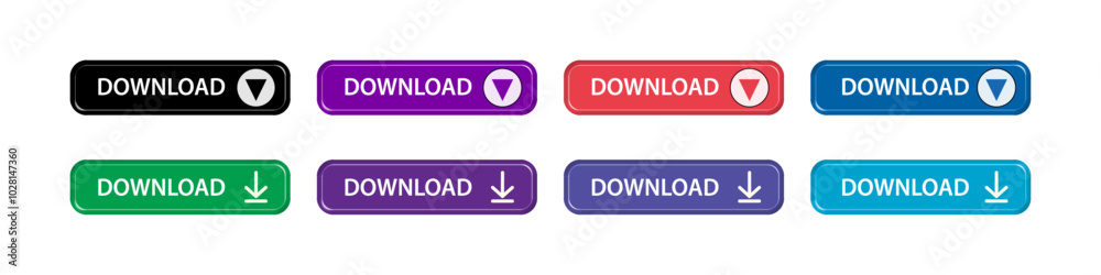 download button as vector element graphic of website or application illustration isolated on white background. set of downloads buttons for app and web graphics design
download button as vector element graphic of website or application illustration isolated on white background. set of downloads buttons for app and web graphics design