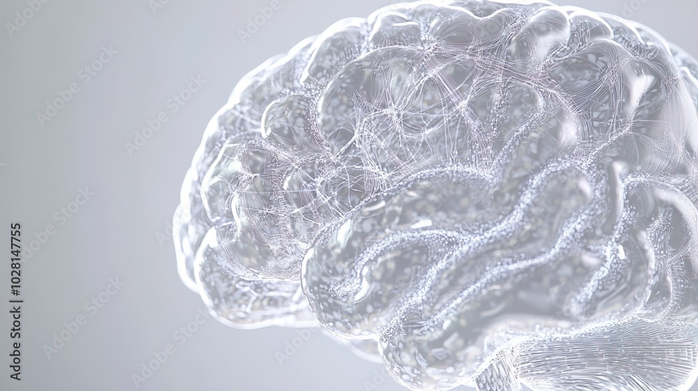 Close-up of human brain with intricate neural pathways, symbolizing cognitive biases and complex thought processes, ideal for educational or scientific presentations. Close-up of human brain with intricate neural pathways, symbolizing cognitive biases and complex thought processes, ideal for educational or scientific presentations.