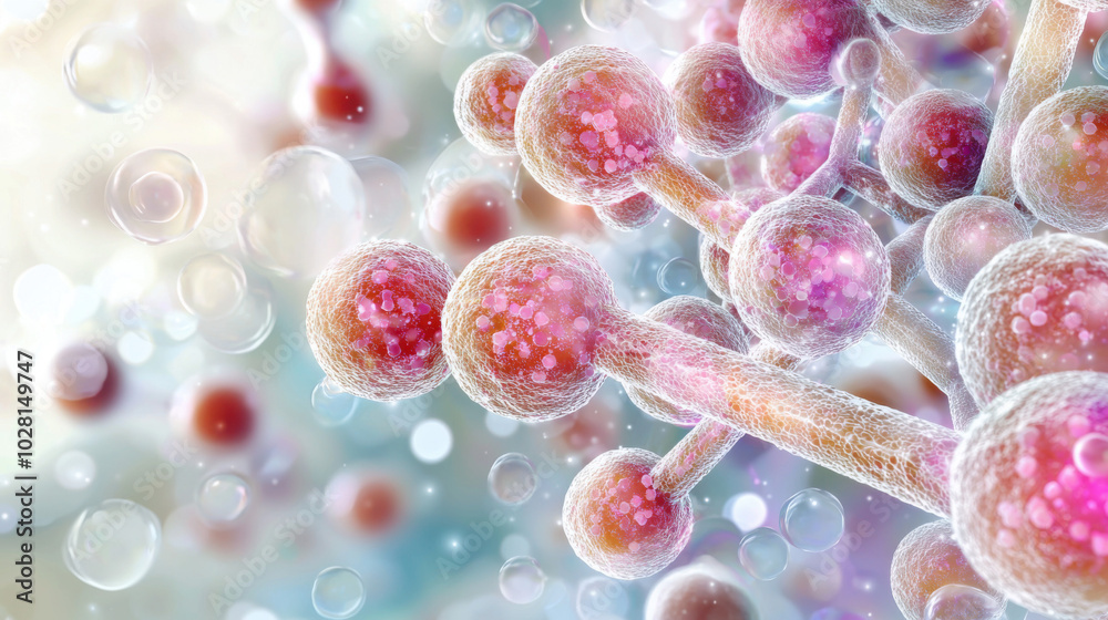 Microscopic View of Yeast Cells Microscopic View of Yeast Cells
