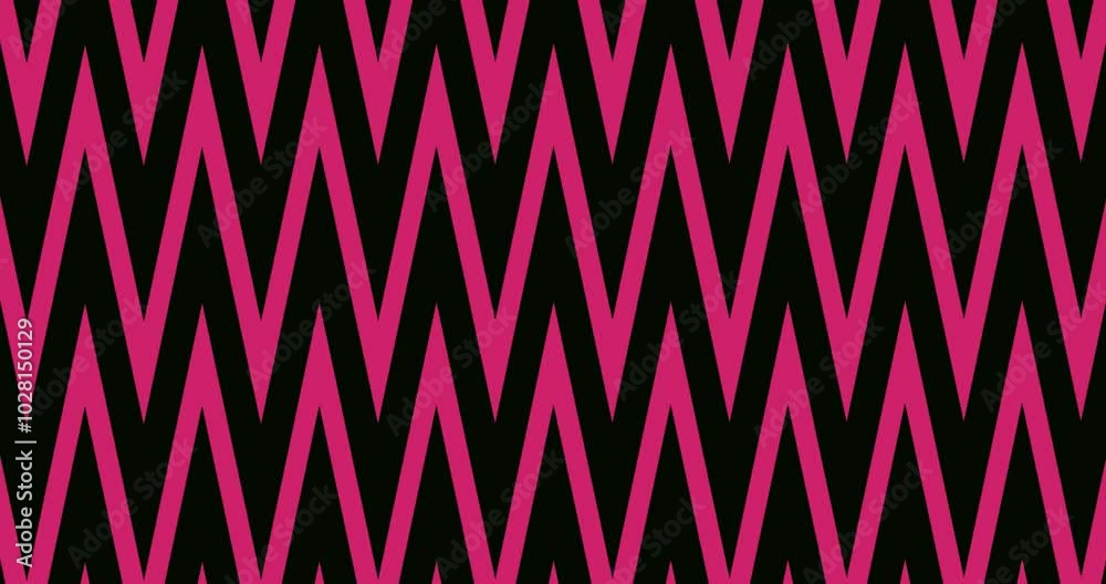  a black and red zig zag background