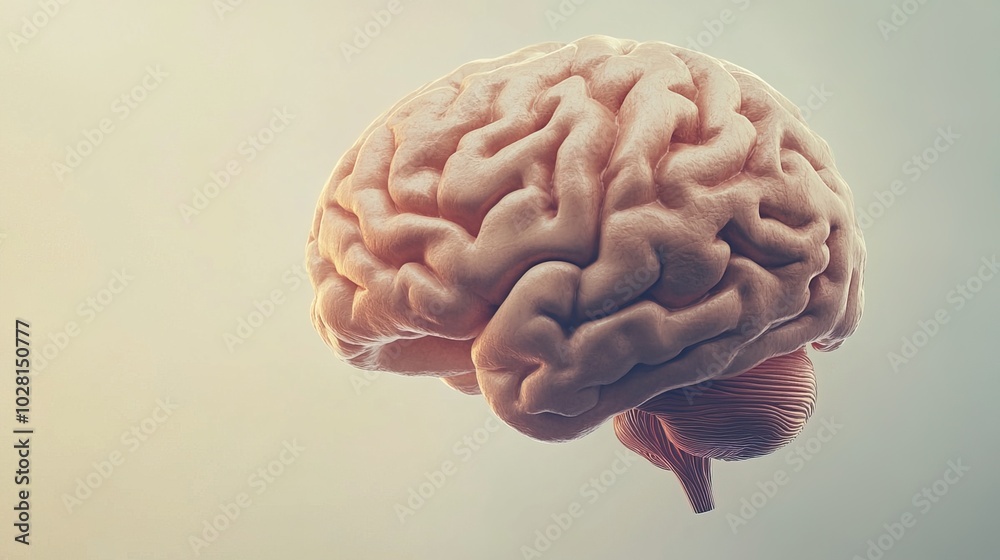Close-up of human brain with intricate neural pathways, symbolizing cognitive biases and complex thought processes, ideal for educational or scientific presentations. Close-up of human brain with intricate neural pathways, symbolizing cognitive biases and complex thought processes, ideal for educational or scientific presentations.
