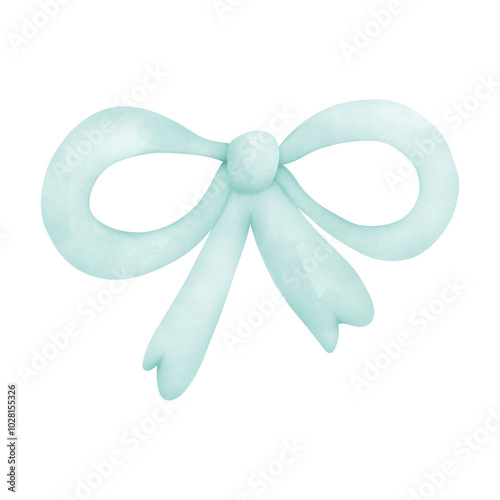 blue ribbon bow
