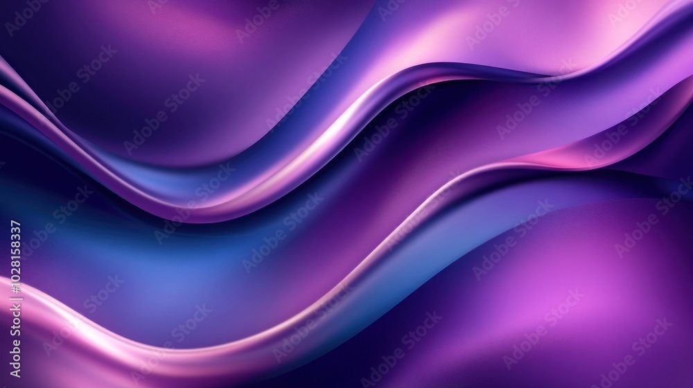 Fototapeta premium Abstract Purple Waves