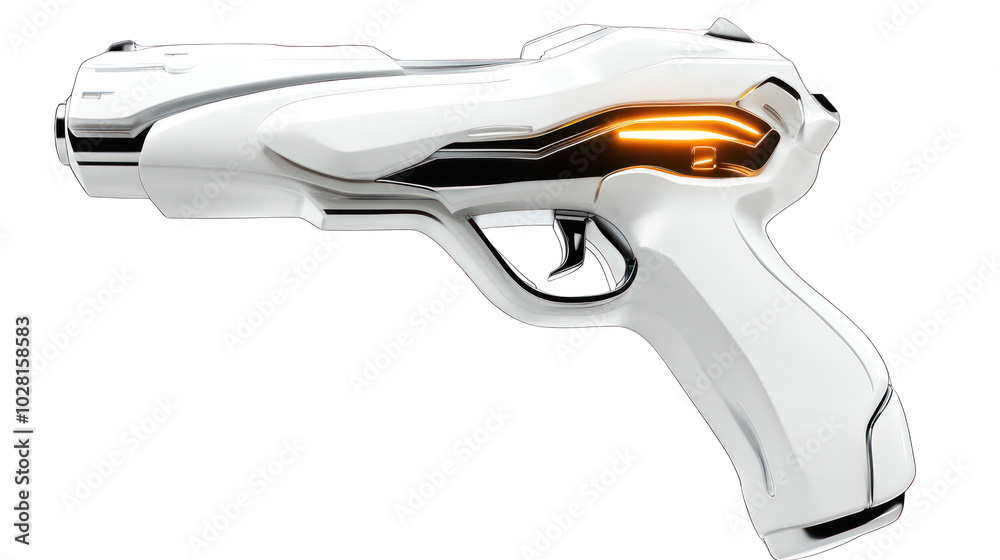 view of a futuristic plasma rifle with glowing blue energy transparant background view of a futuristic plasma rifle with glowing blue energy transparant background