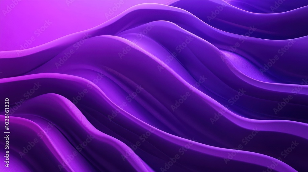 Obraz premium Abstract Purple Waves