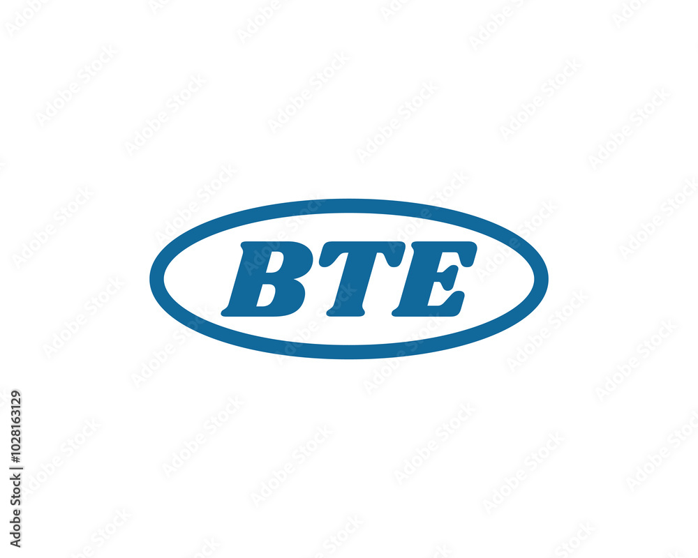 BTE logo design vector template. BTE BTE logo design vector template. BTE