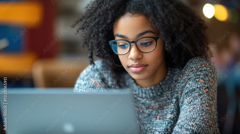 A student using AI-powered digital education tools for personalized learning. A student using AI-powered digital education tools for personalized learning.