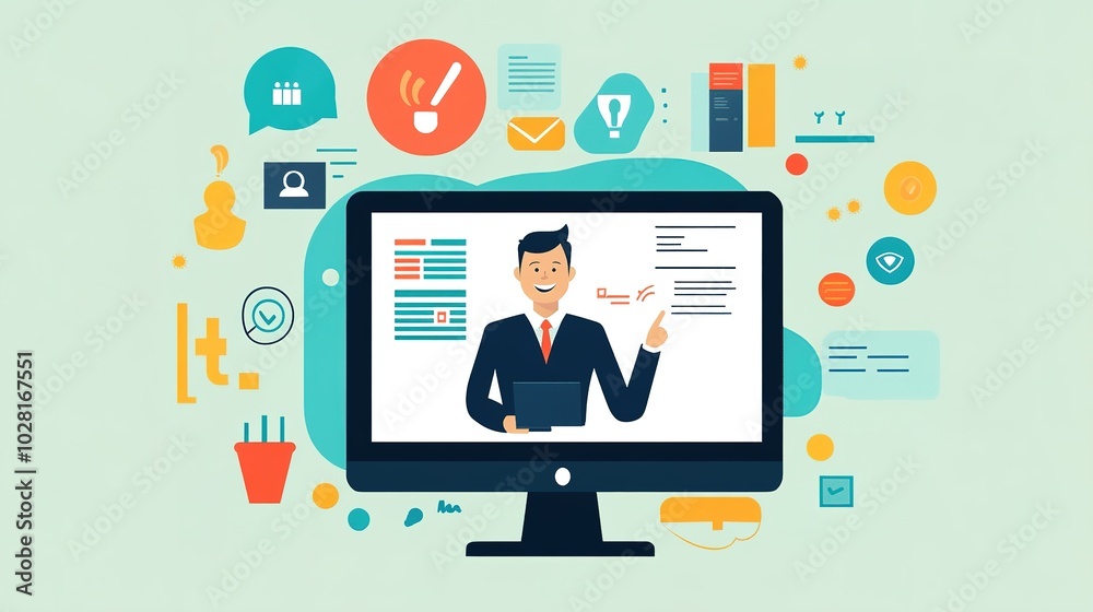 A teacher providing feedback through a learning management system. A teacher providing feedback through a learning management system.