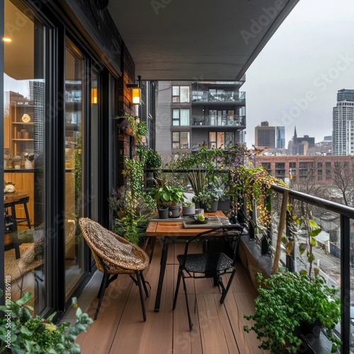 Contemporary urban balcony ideas