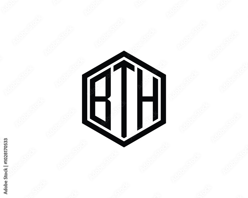 BTH logo design vector template. BTH BTH logo design vector template. BTH
