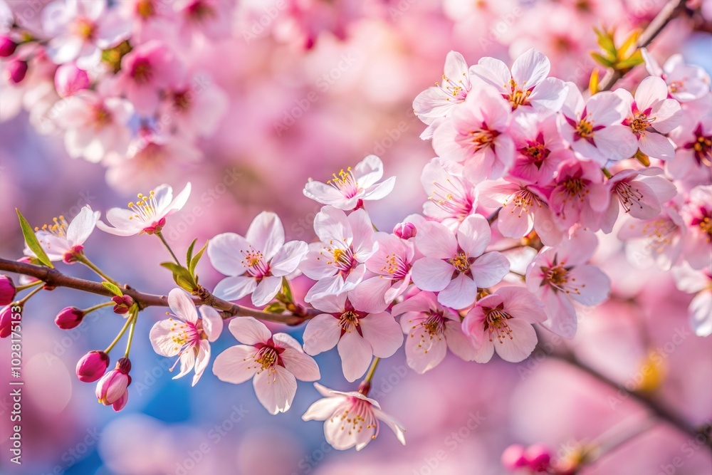 Delicate pink cherry blossoms cool wallpaper of springtime beauty Delicate pink cherry blossoms cool wallpaper of springtime beauty