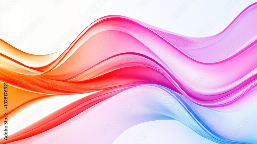 Obraz premium Abstract Colorful Waves