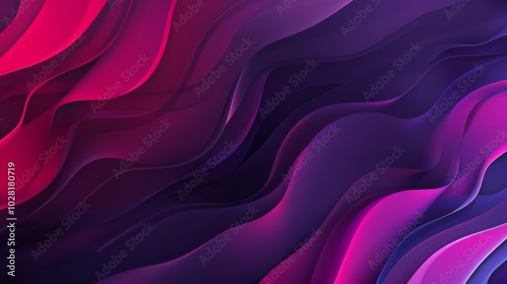 Fototapeta premium Wallpaper Abstract background forming magenta and purple waves, perfect for a wallpaper