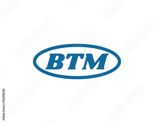 BTM logo design vector template. BTM photo