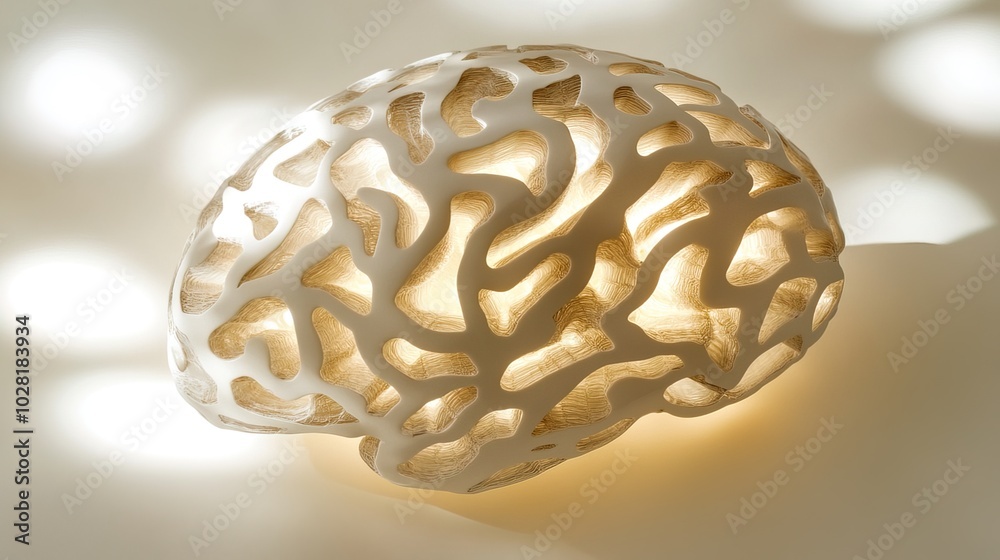 Close-up of human brain with intricate neural pathways, symbolizing cognitive biases and complex thought processes, ideal for educational or scientific presentations. Close-up of human brain with intricate neural pathways, symbolizing cognitive biases and complex thought processes, ideal for educational or scientific presentations.