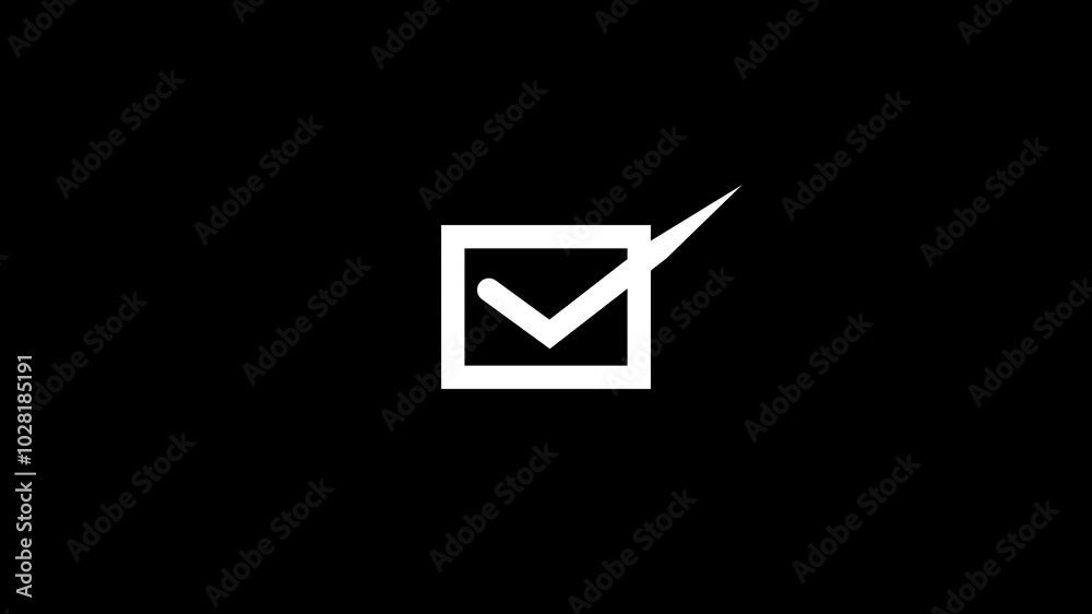 Check mark symbol. approved tick mark icon, success, correct concept. Tick Mark Check Mark Animation Flat And Modern Style Alpha Channel Check mark symbol. approved tick mark icon, success, correct concept. Tick Mark Check Mark Animation Flat And Modern Style Alpha Channel