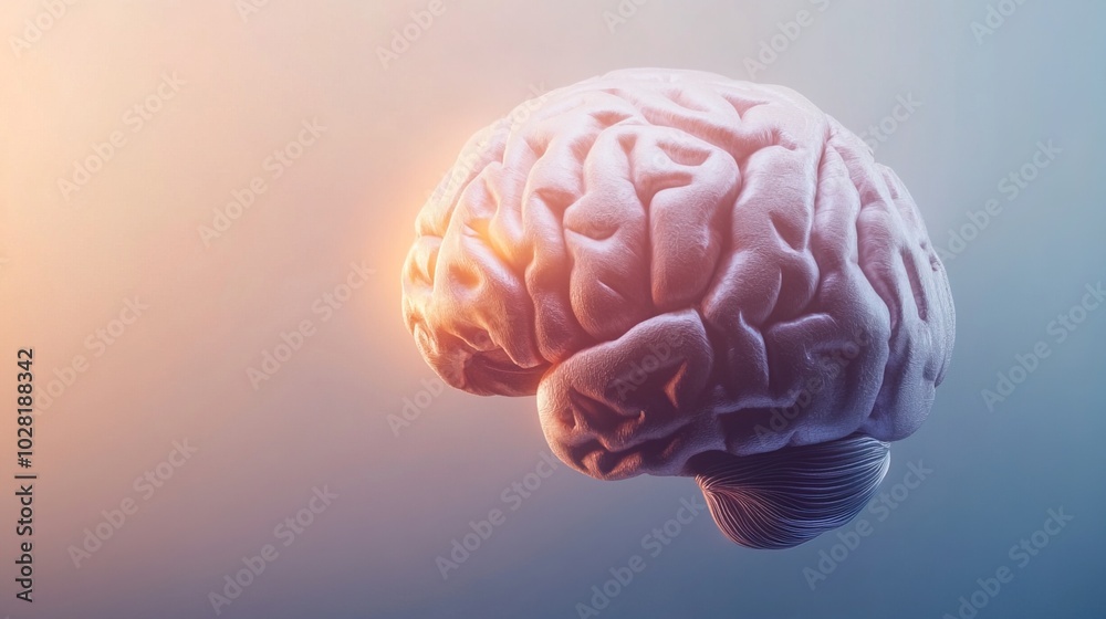Close-up of human brain with intricate neural pathways, symbolizing cognitive biases and complex thought processes, ideal for educational or scientific presentations. Close-up of human brain with intricate neural pathways, symbolizing cognitive biases and complex thought processes, ideal for educational or scientific presentations.