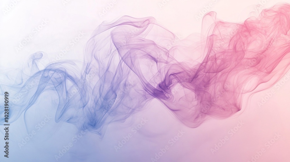 Abstract Swirling Smoke in Purple and Blue Hues Abstract Swirling Smoke in Purple and Blue Hues