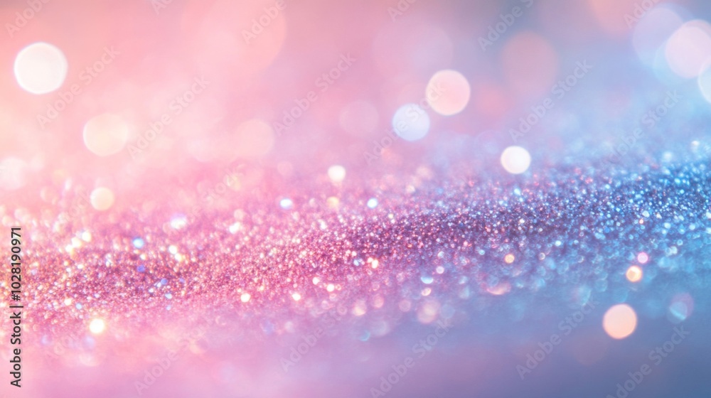 Abstract Pink and Blue Glitter with Bokeh Lights Abstract Pink and Blue Glitter with Bokeh Lights
