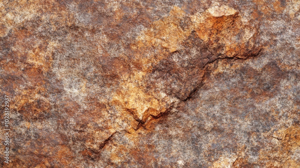 Close-up Texture of Rough, Brown, and Orange Rock Close-up Texture of Rough, Brown, and Orange Rock