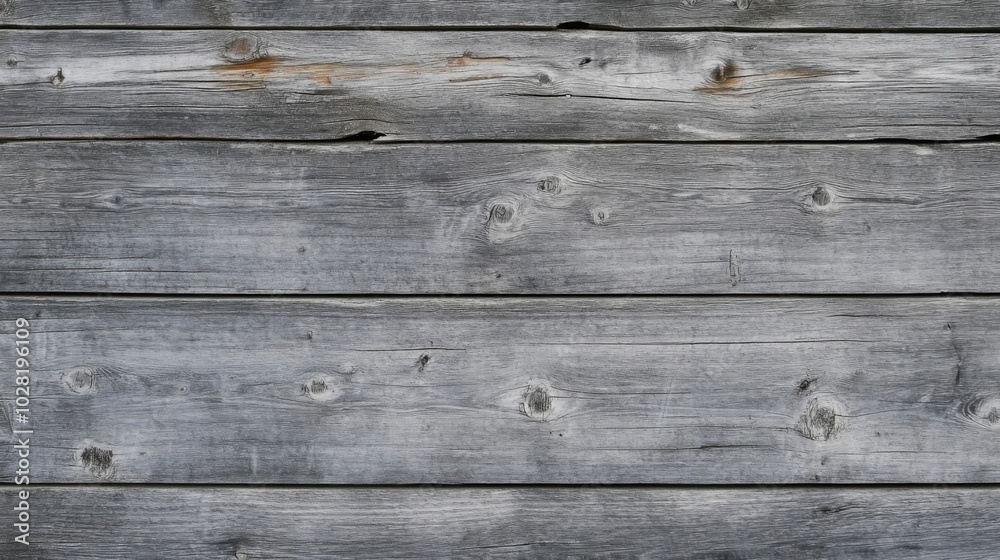 Fototapeta premium Weathered Gray Wooden Plank Wall