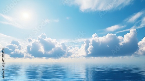 Sky and Sea Serenity