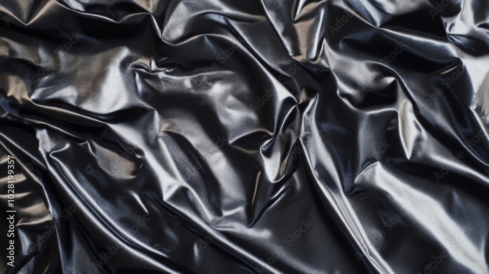 Abstract Draped Fabric with Metallic Sheen Abstract Draped Fabric with Metallic Sheen