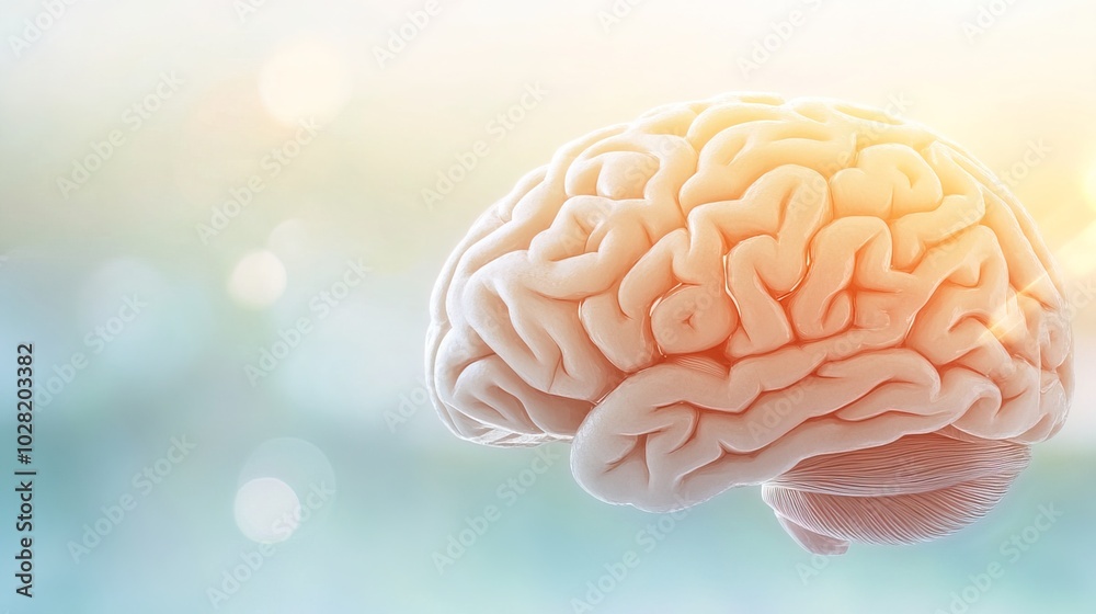 Close-up of human brain with intricate neural pathways, symbolizing cognitive biases and complex thought processes, ideal for educational or scientific presentations. Close-up of human brain with intricate neural pathways, symbolizing cognitive biases and complex thought processes, ideal for educational or scientific presentations.