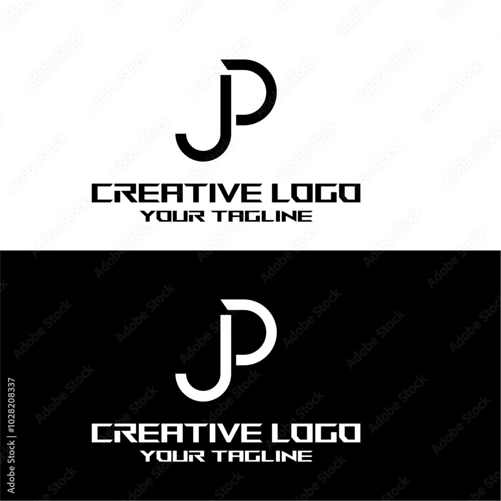 creative letter logo dj desain vektors creative letter logo dj desain vektors