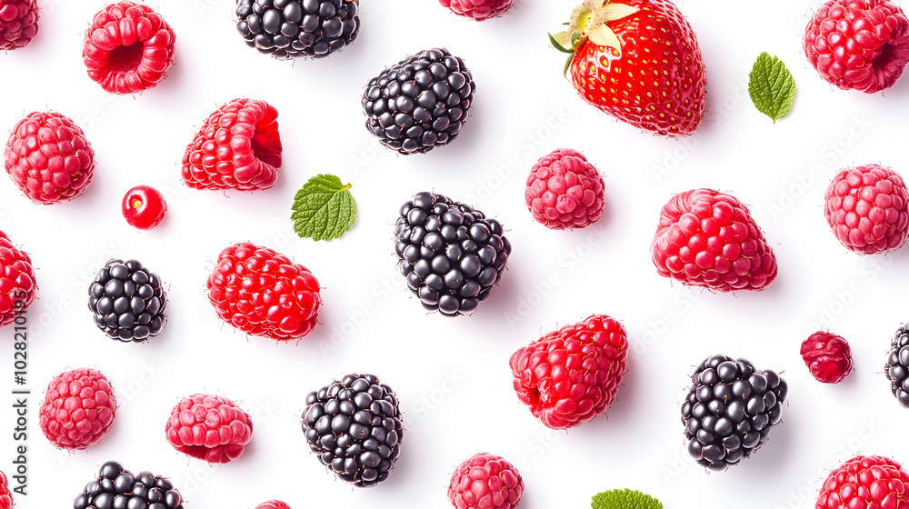 Fresh Berries Pattern. Fresh Berries Pattern.
