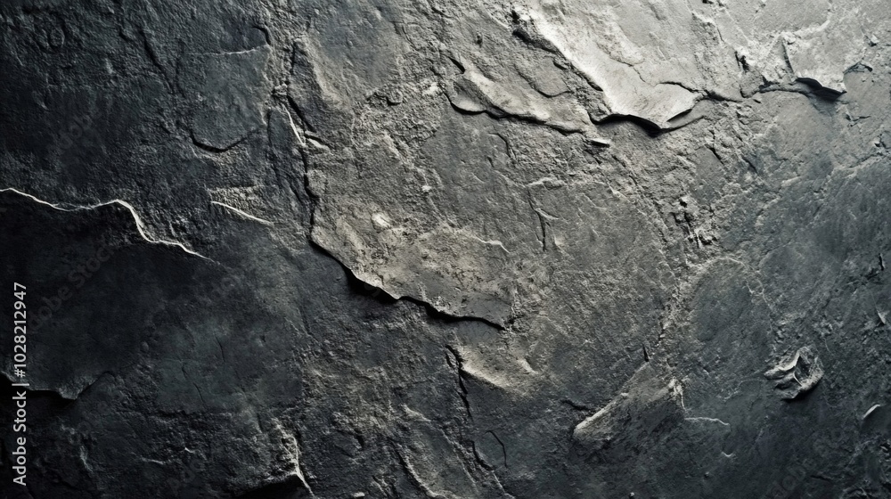 Close-up of a Dark Gray Stone Wall Texture Close-up of a Dark Gray Stone Wall Texture