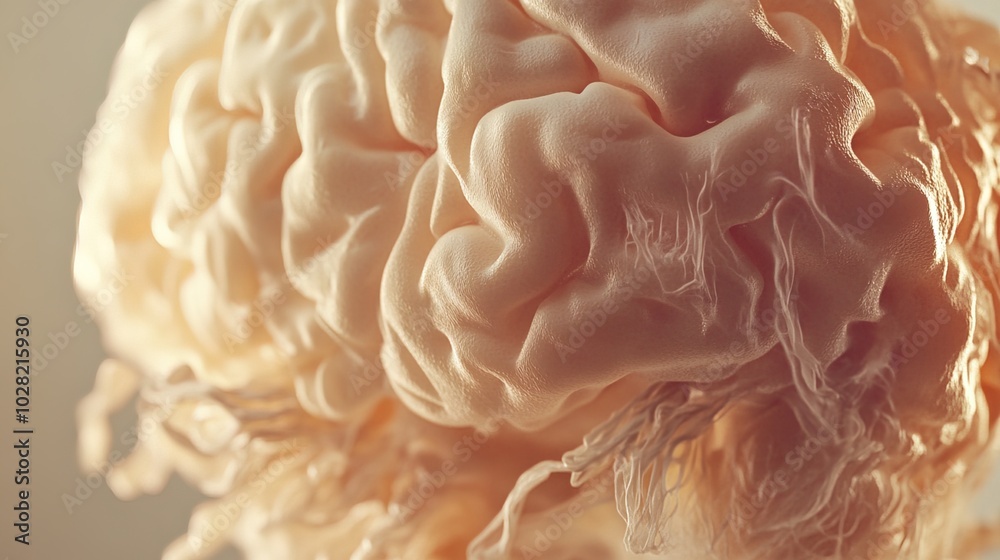 Close-up of human brain with intricate neural pathways, symbolizing cognitive biases and complex thought processes, ideal for educational or scientific presentations. Close-up of human brain with intricate neural pathways, symbolizing cognitive biases and complex thought processes, ideal for educational or scientific presentations.