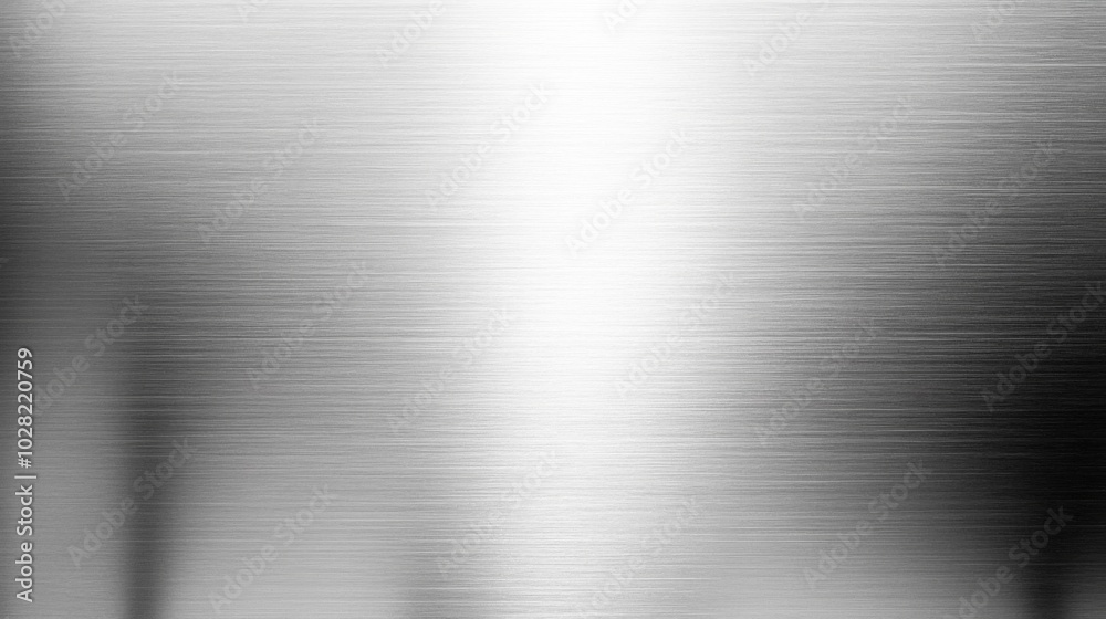 Close-up of a Brushed Metal Surface with a Subtle Gradient
