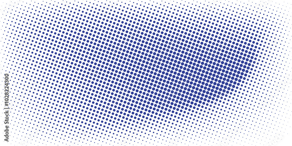 Fototapeta premium Halftone gradient. Dotted gradient, smooth dots spraying and halftones dot background seamless horizontal geometric pattern vector template set