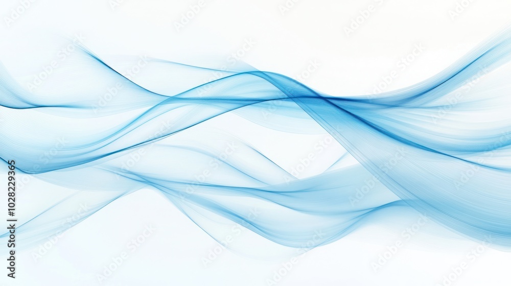 Fototapeta premium Abstract Blue Waves