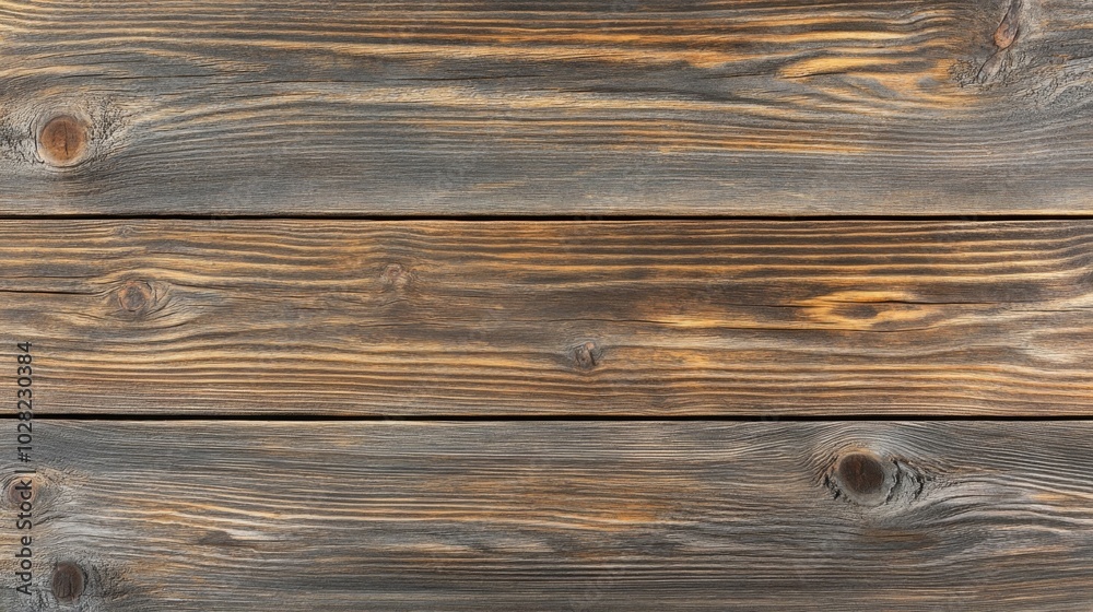 Fototapeta premium Weathered Gray and Brown Wood Planks