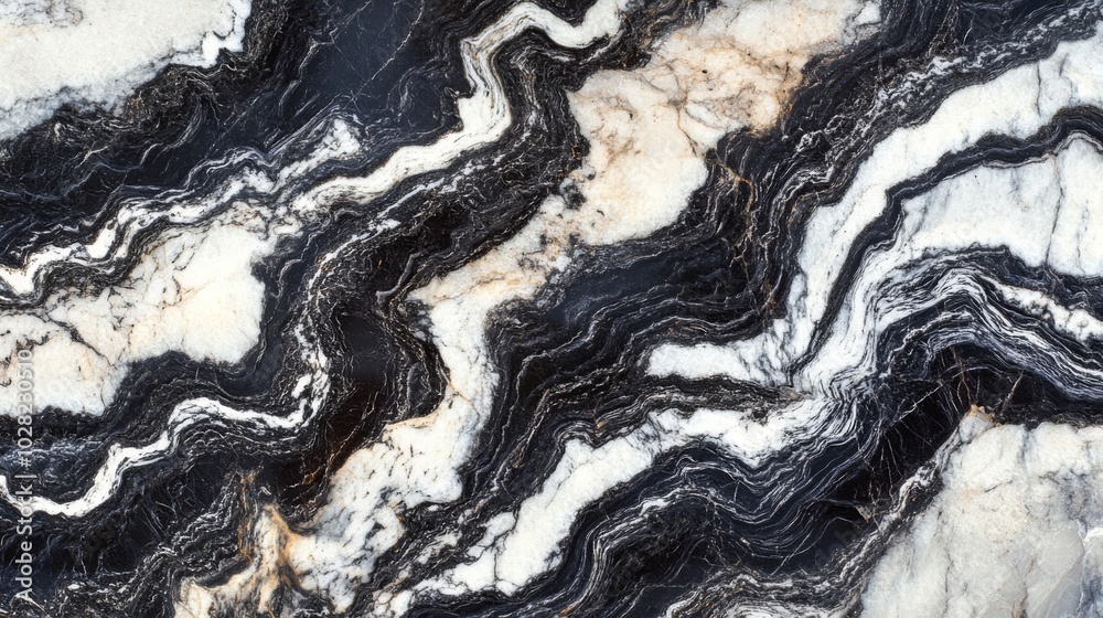 Black and White Swirling Marble Texture Black and White Swirling Marble Texture