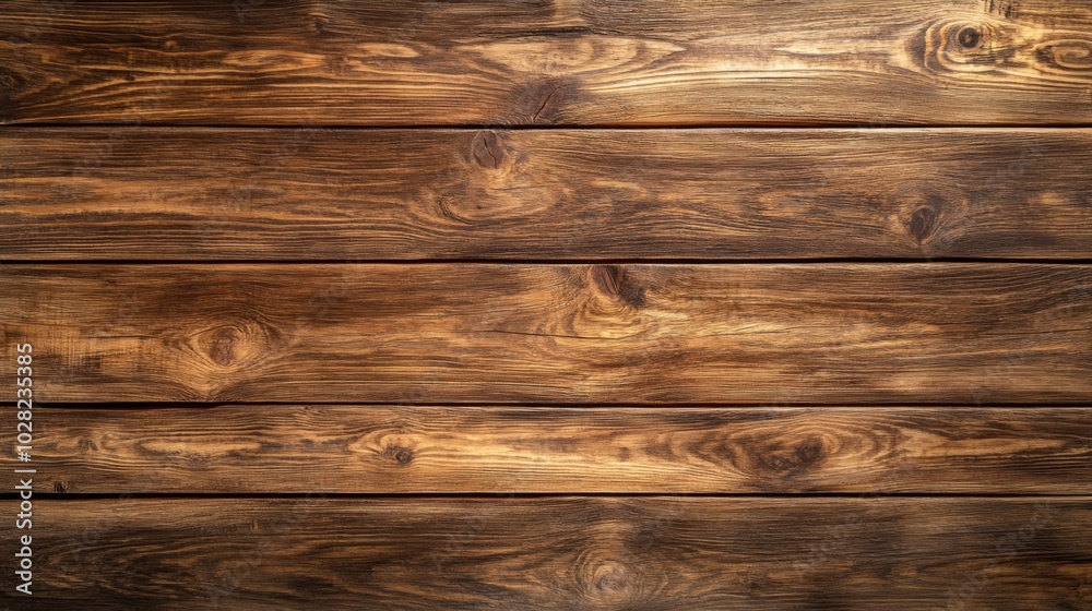 Naklejka premium Rustic Brown Wooden Planks Background