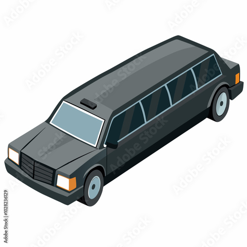 limousine vector illustration on a white background
