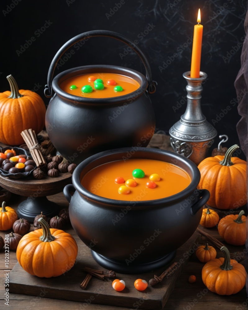 Halloween Candy and Pumpkin Decor Halloween Candy and Pumpkin Decor