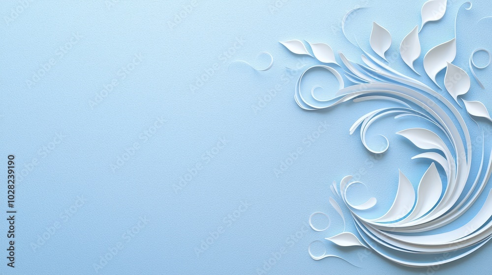 A light blue textured backdrop with swirling calligraphic designs, ideal for branding materials or unique event invitations. A light blue textured backdrop with swirling calligraphic designs, ideal for branding materials or unique event invitations.