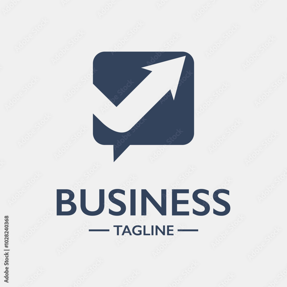Simple business logo design vector Simple business logo design vector