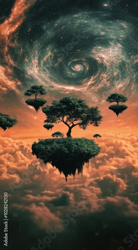 tree world view from sky