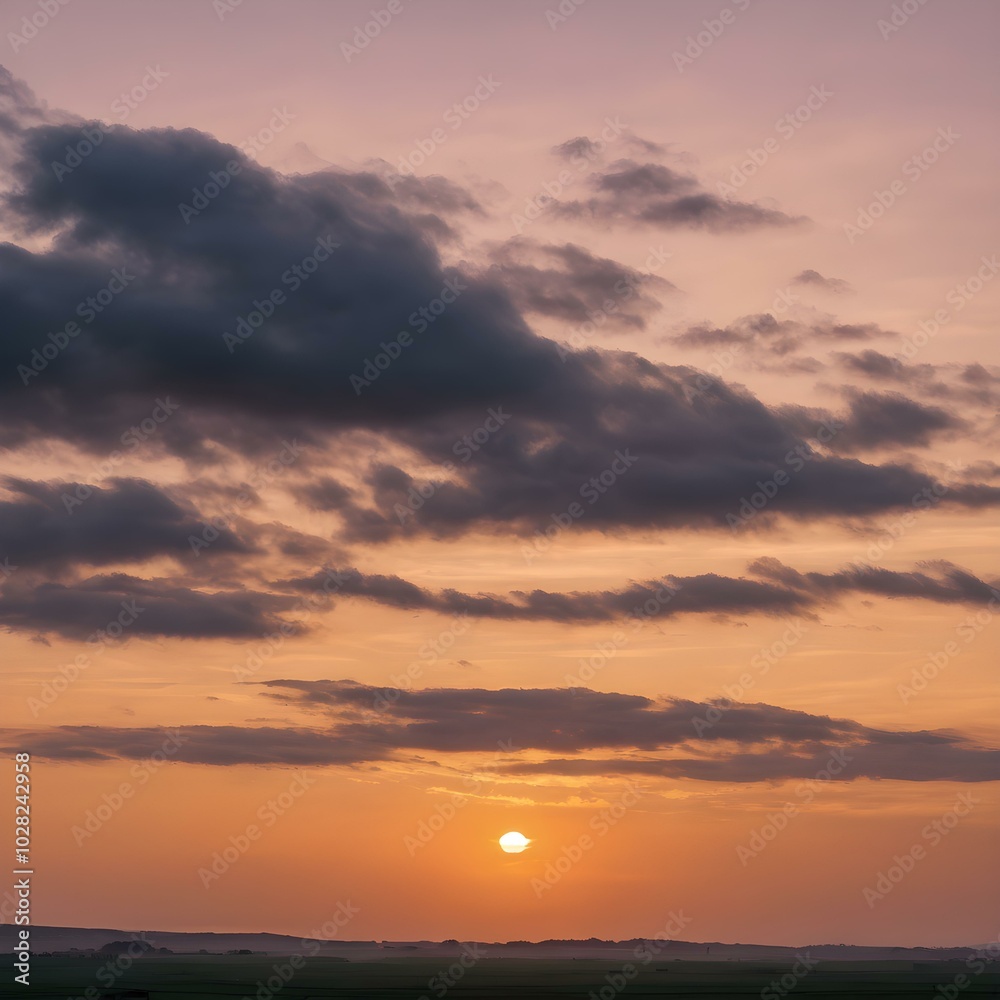 A tranquil dawn sky with wisps of clouds floating close to the ground, bathed in soft morning light as the day begins
A tranquil dawn sky with wisps of clouds floating close to the ground, bathed in soft morning light as the day begins